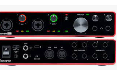 Putting Those Lovely Guitar Tunes Together With the Best 4-Channel Audio Interface.