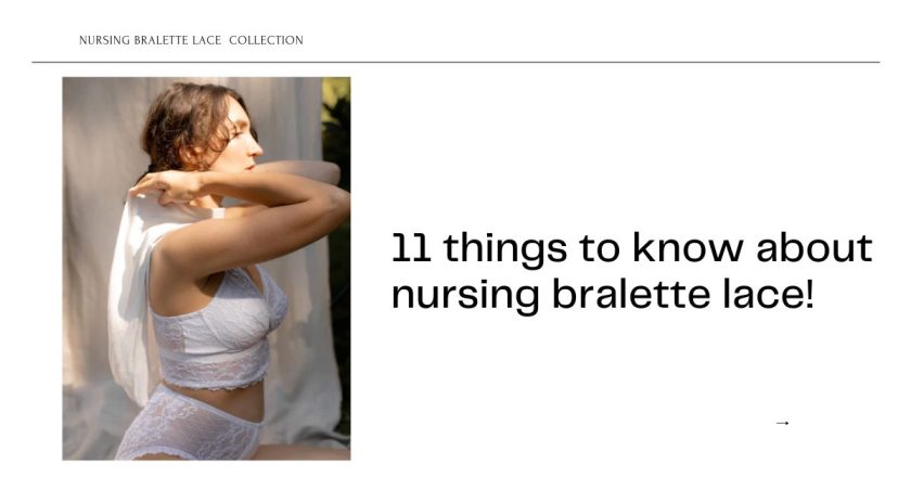 11 Things To Know About Nursing Bralette Lace!