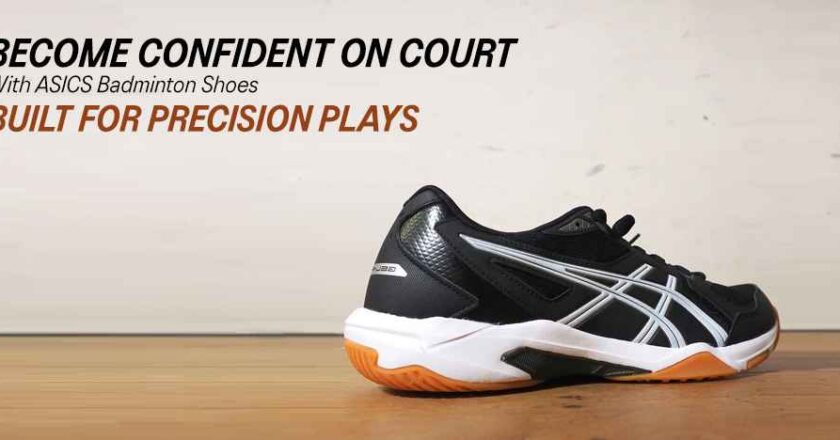 Become Confident on Court With ASICS Badminton Shoes Built for Precision Plays
